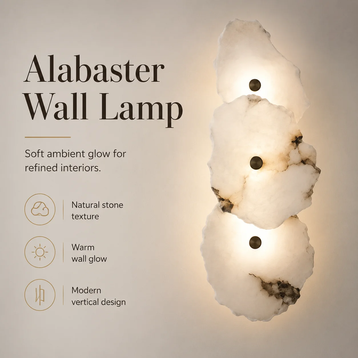 Moderne Marmor-Wandleuchte, kreative Kupfer-LED-Wandleuchte für Wohn-, Ess-, Schlafzimmer, Flur, Innenbereich, Heimdekoration, Beleuchtung