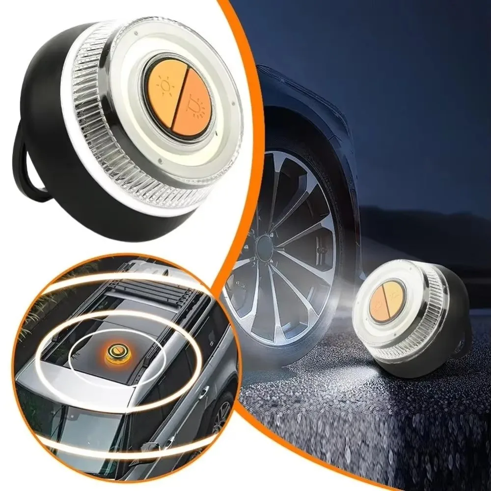 360 Degree Vision Car Emergency Light Battery Version 2 Light Modes Strobe Flashing Warning Light Waterproof