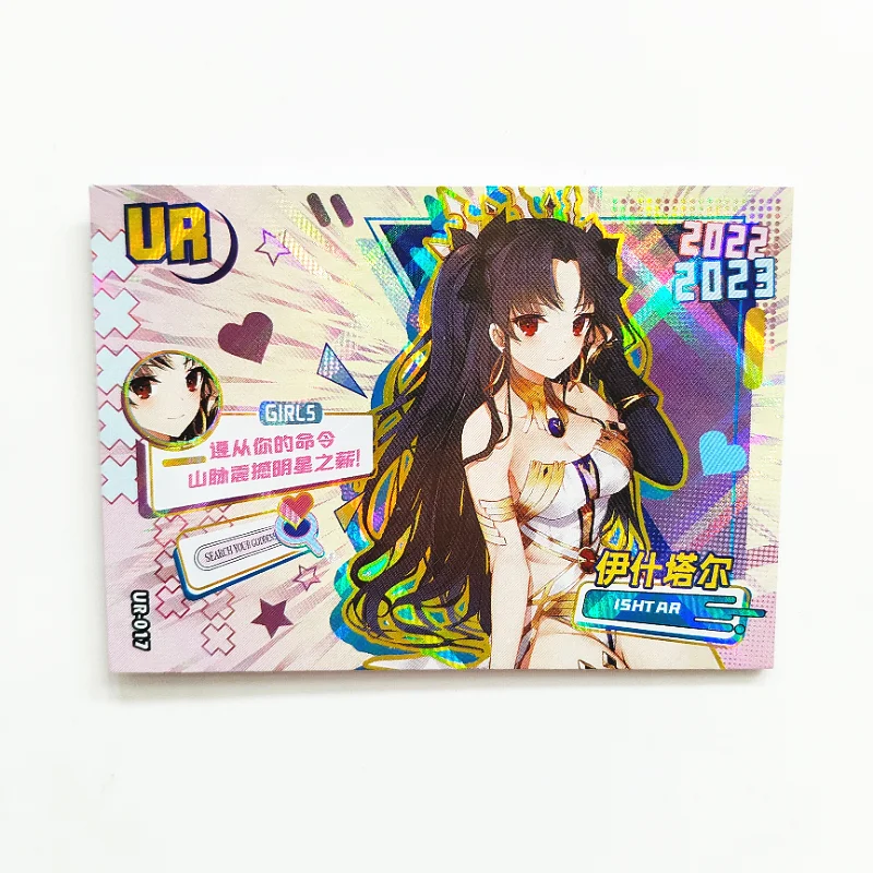 Anime Goddess Story Kawaii UR refrycling Flash Card Kitagawa Marin Tokisaki Kurumi Toys for boys Collection Cards regali di compleanno