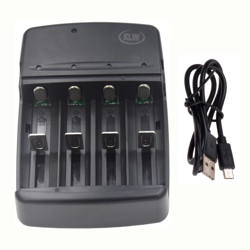 4 Khe Cắm Màn Hình Hiển Thị Đèn LED Thông Minh Thông Minh Pin Sạc Cho Pin AA AAA C D SC NiCd NiMh Pin Sạc EU phích Cắm US