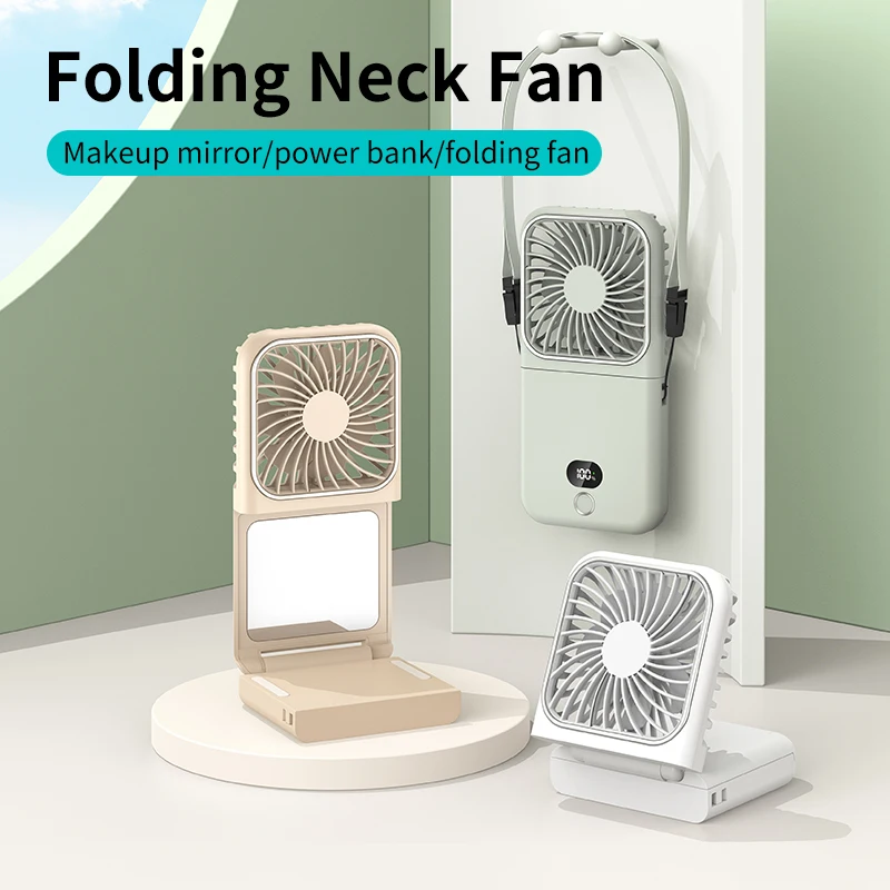 2025 nuevo ventilador de Clip multifunción ajuste de velocidad del viento de 4 engranajes potente energía eólica 2500mAh capacidad Mini ventilador de mano para exteriores