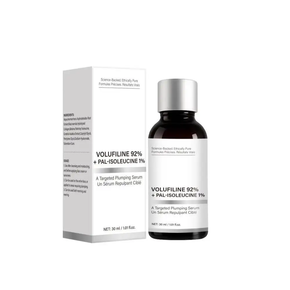 Volufiline 92% Pal-Isoleucine 1% Face Serum Plumping Targeted Essence Anti Aging Firming Niacinamide Moisturizer For Facial Skin