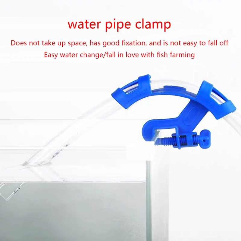 Fish for Tank Hose Holder Plastic Adjustable Pipe Holders Aquarium Hoses Water Tube Clamp Clip Air Accessories