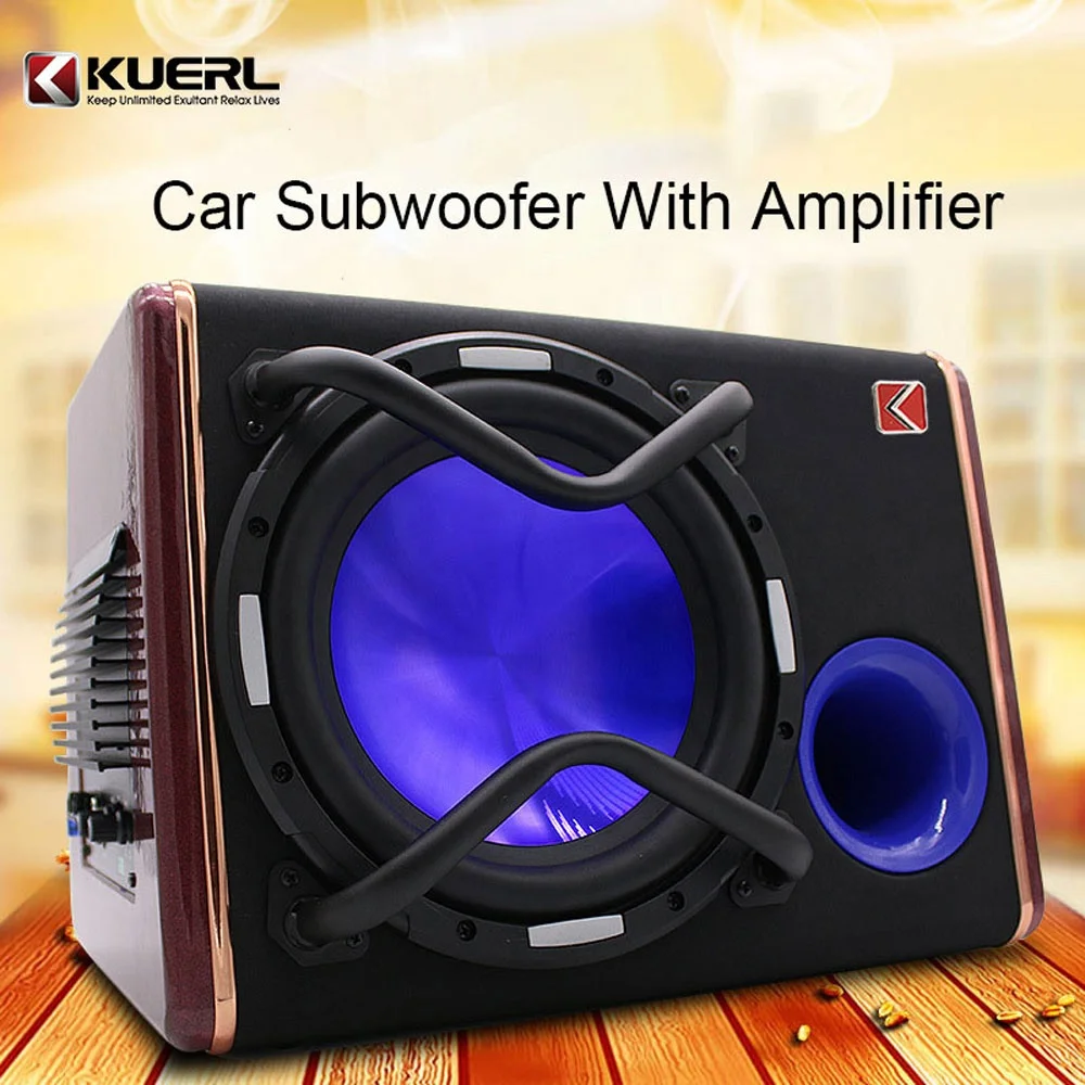 Wholesale 10 Inch Refit Car Audio Subwoofer High Power Car Subwoofer with Box and Amplifier