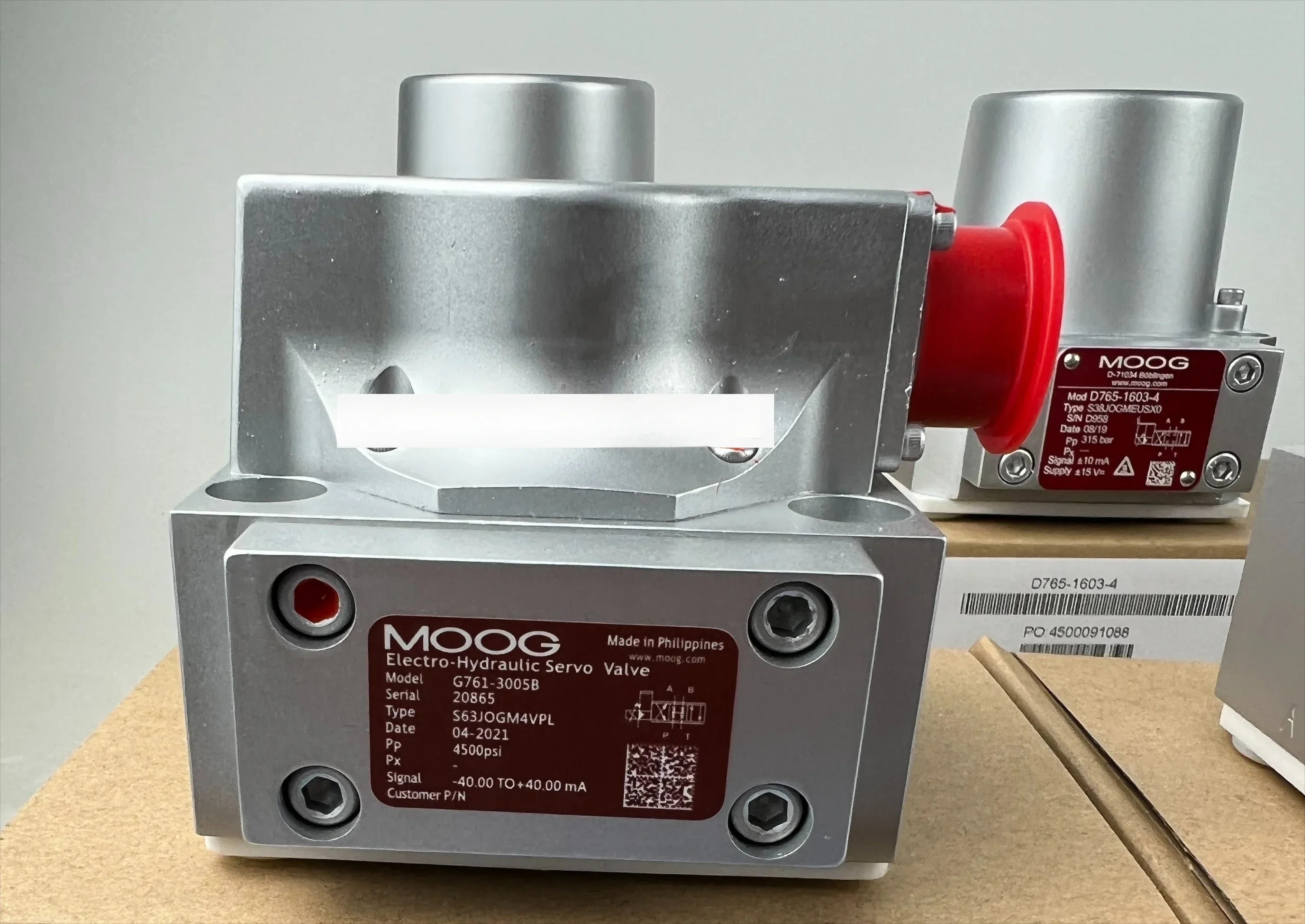 MO-OG Servo valve D662-4032 D02HABD7NEA2-E D662-4709 D02HYBW5NSX4-0 High frequency response servo valve D662