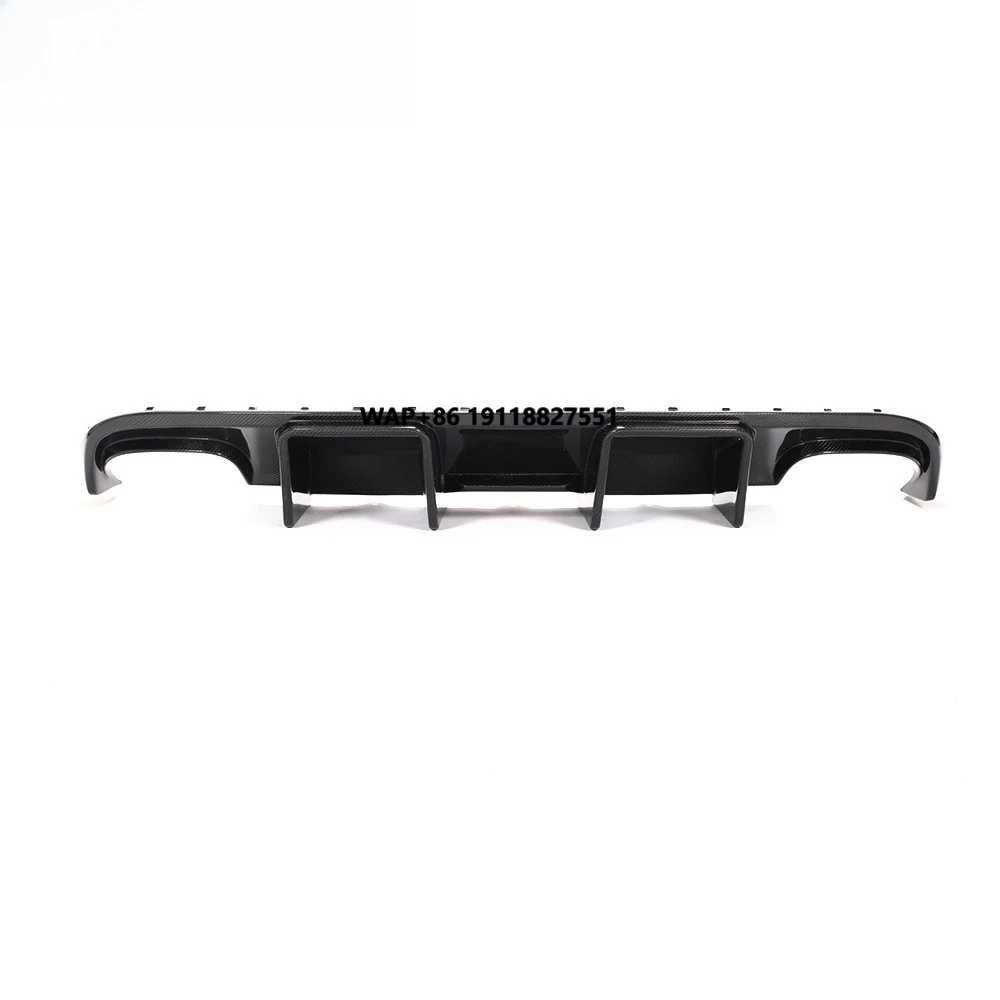

High Glossy Carbon Fiber Rear Diffuser for S4 Sedan 4-Door 2008-2012 Car Bumpers(Without Brake Lights)