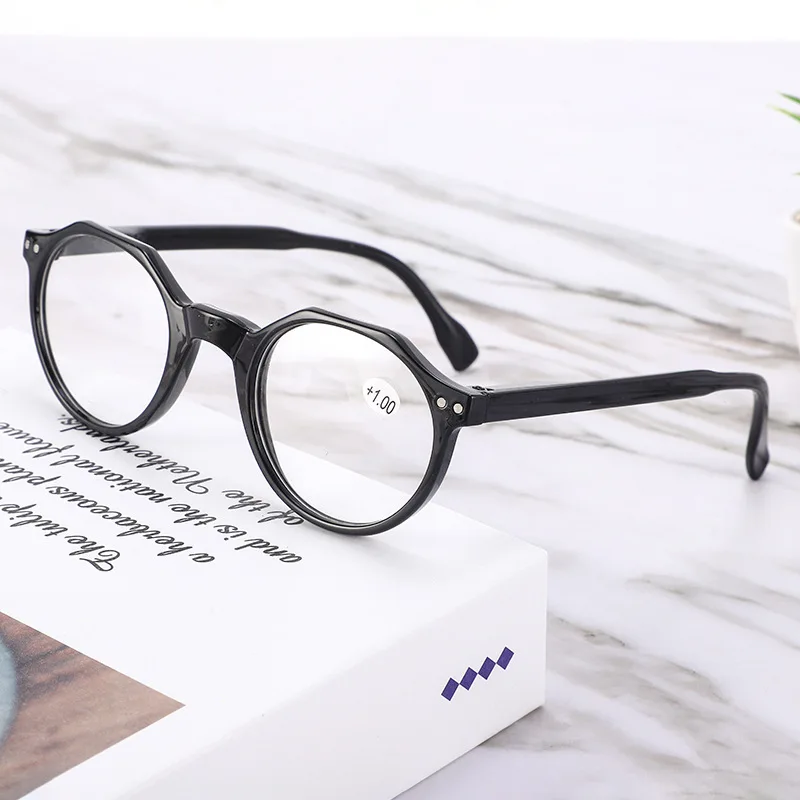 

Vintage Fashion Oval Reading Glasses Men Women Comfortable Presbyopic Anti Fatigue Ultralight Portable