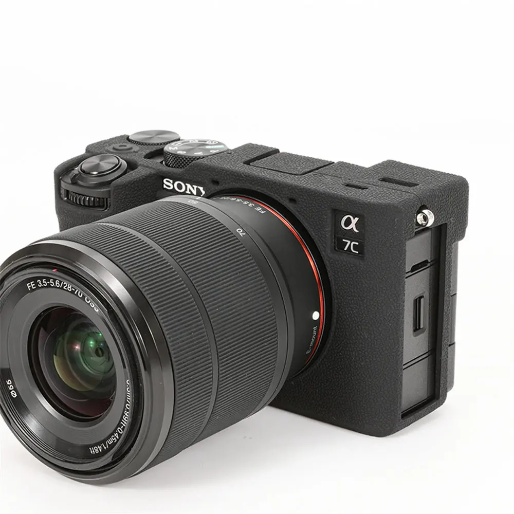 Soft Silicone Camera Body Case For Sony A7CII A7C2 A7CM2 A7C Mark II Alpha 7C II  Armor Rubber Cover Skin