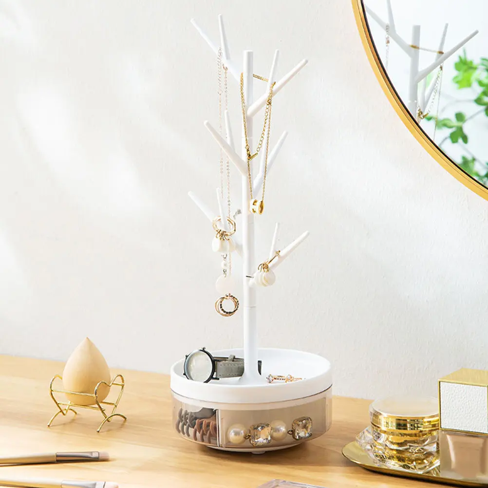 

Jewelry Tree Stand Premium PP Material Sturdy Branch Design Desktop Decorative Jewelry Display Rack for Necklaces Earrings