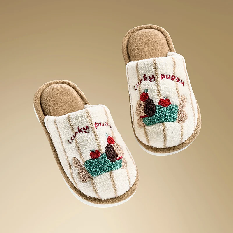 شباشب قطنية شتوية للأطفال من ماريو البهجة كارتونية لطيفة للأولاد والبنات في الأماكن المغلقة