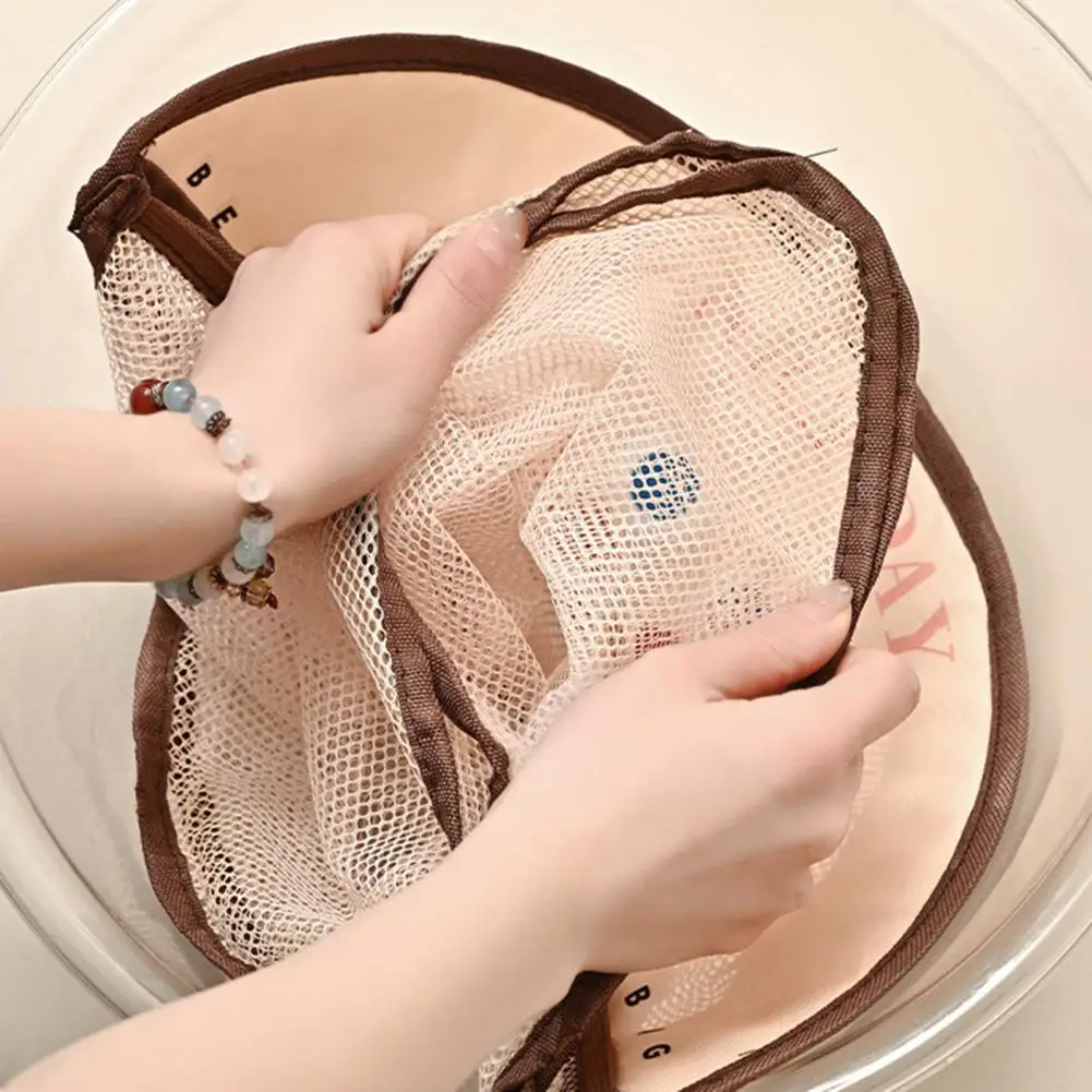 Storage Bag for Dorm Room Apartment Closet Storage Capacity Mesh Storage Bag for Socks Underwear Organization in Wardrobe Travel