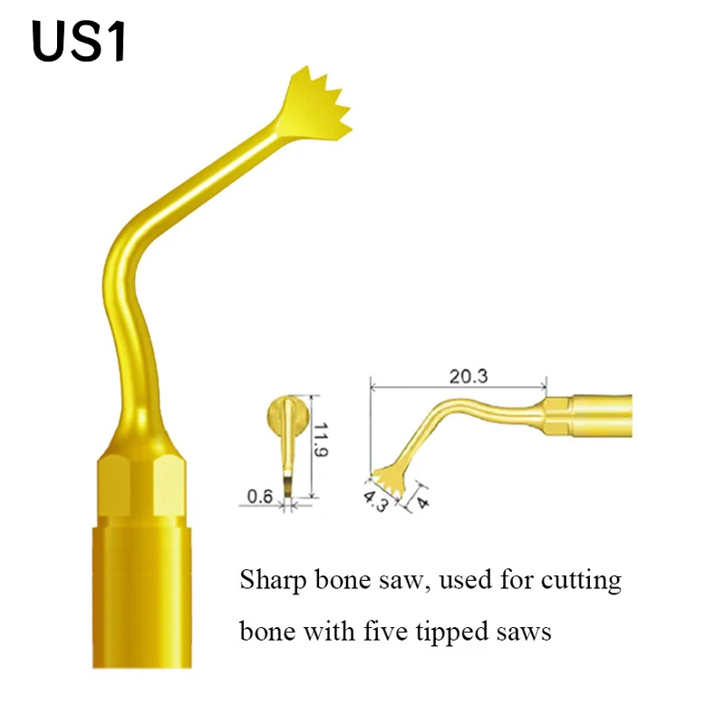 Dentale Piezochirurgie-Spitze für Mectron Woodpecker Sinus-Lifting, Scaling, Implantat, Exelcymosis, Dentalmaschine, Mikrosäge, Knochenschneiden – Detail 9