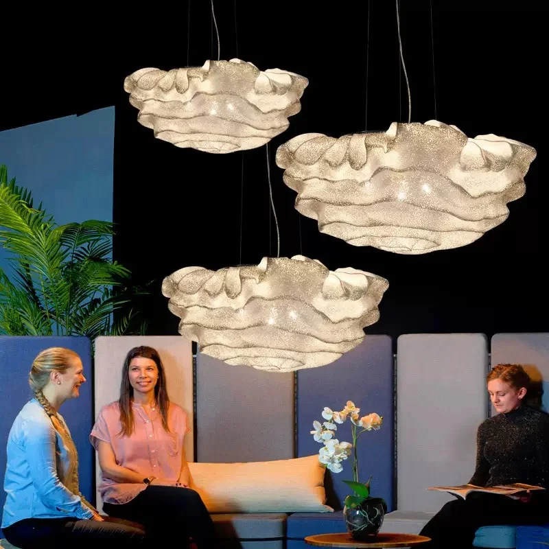 

American-style LED red ceiling chandelier, suitable for living room and dining room home interior lighting, floor lamp