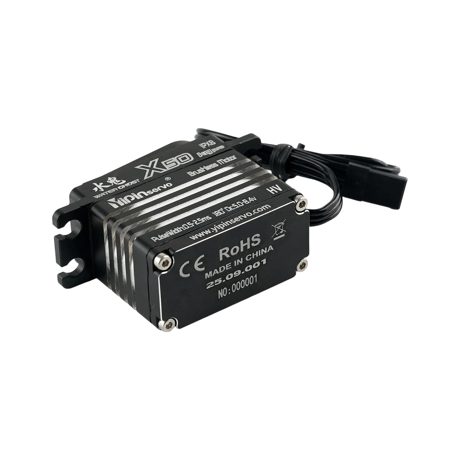 X50 PRO 50KG moteur sans brosse Servo étanche IP67 Servo numérique entièrement en métal 180/270 degrés Servos pour voiture RC chenille Buggy Robot