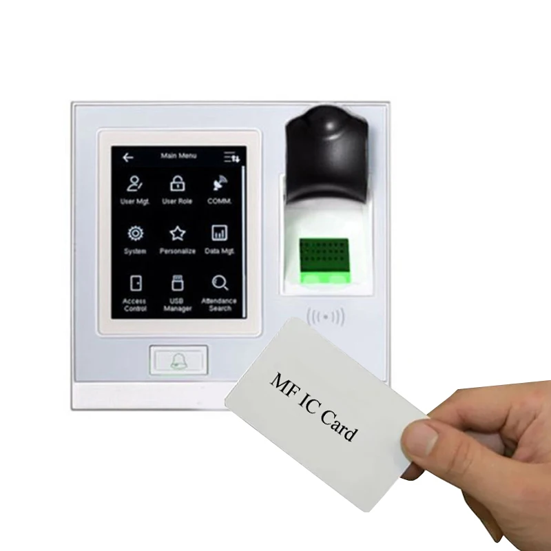 SF400-MF Fingerprint+IC Card Recognition and TCP/IP Network Communication Fingerprint Access Control Attendance System