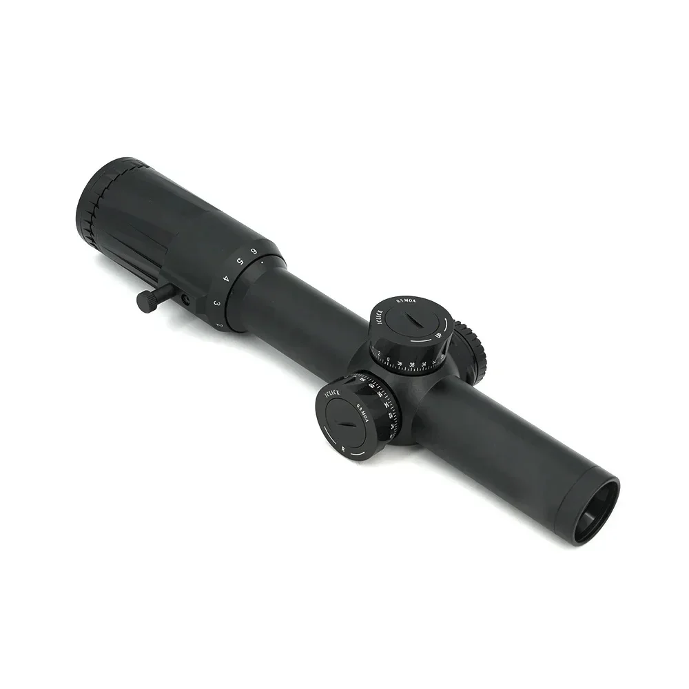 EvolutionGear Airsoft VUDU 1-6X24mm FFP LPVO Scope SR1 Red Cross Reticle Illuminated