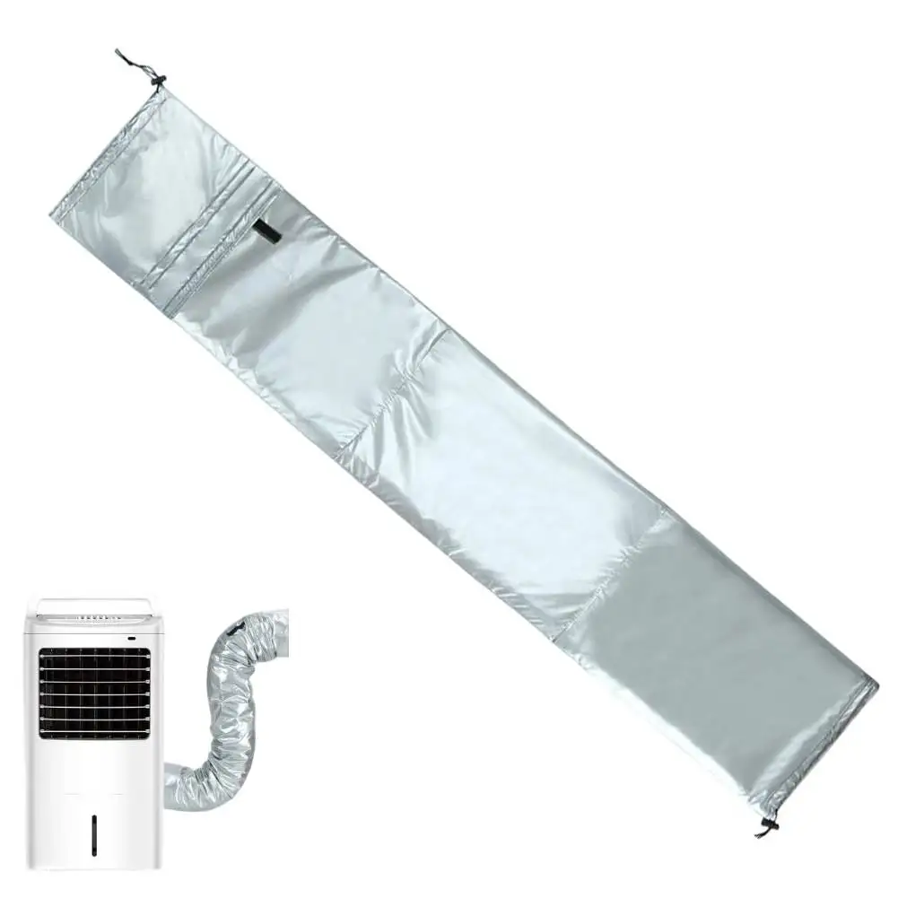

Portable Air Conditioning Hose Cover Designed to Protect Against Environmental Damage and Improve System Efficiency