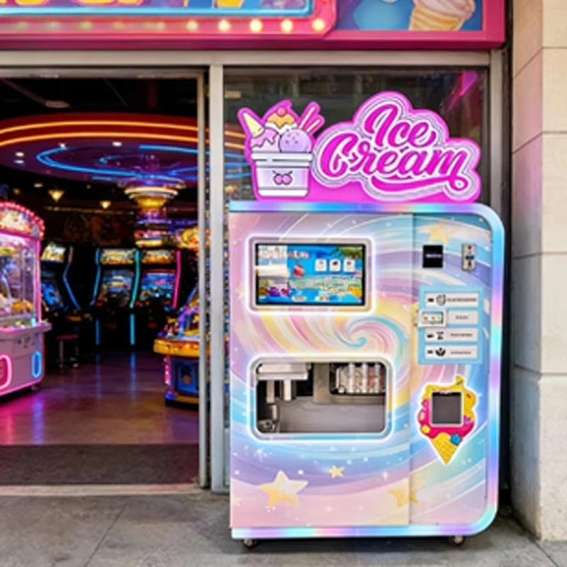 Customized Double-cylinder Sof - Vending Machine Qr Code recension och pris