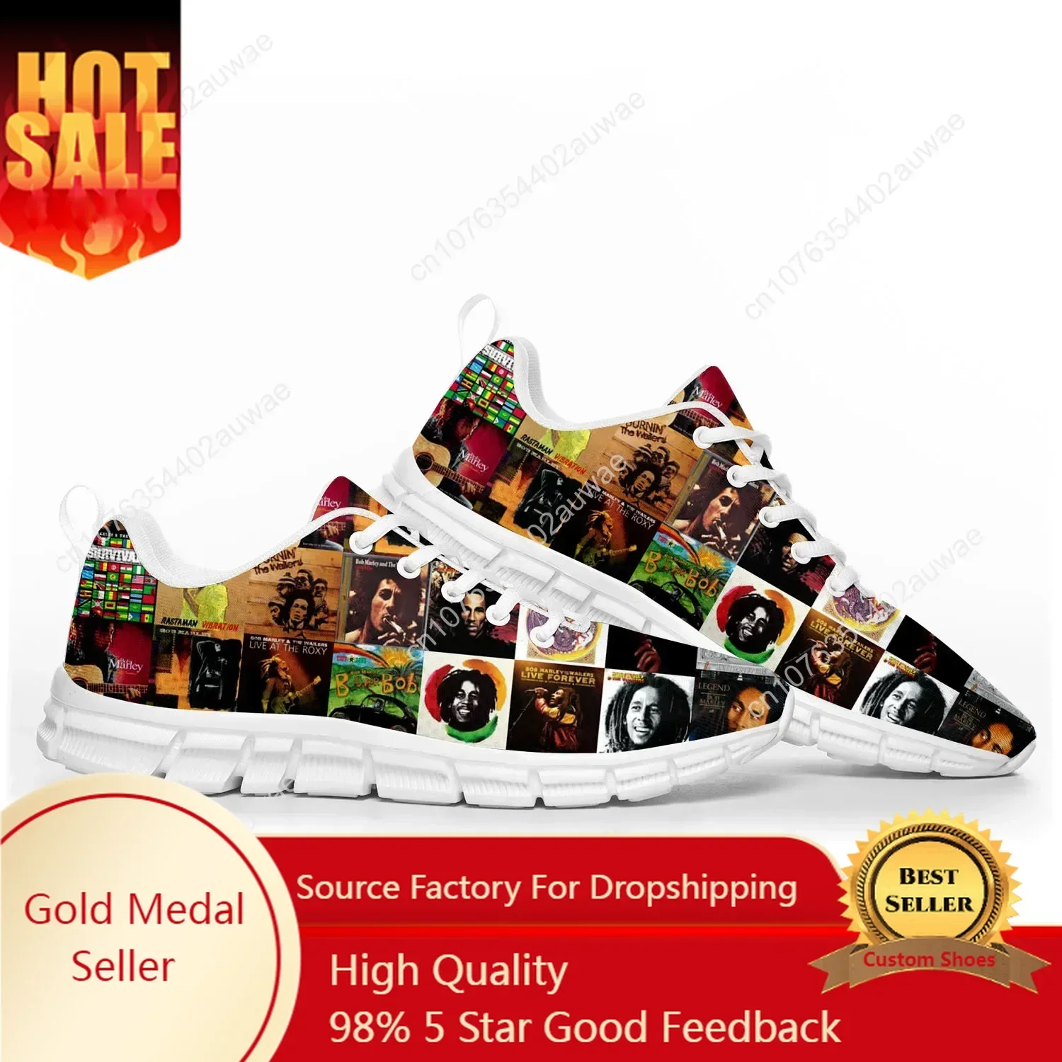 

Bob Marley Reggae Star Rock Music Sports Shoes Mens Womens Teenager Children Sneakers Casual Custom High Quality Couple Shoes