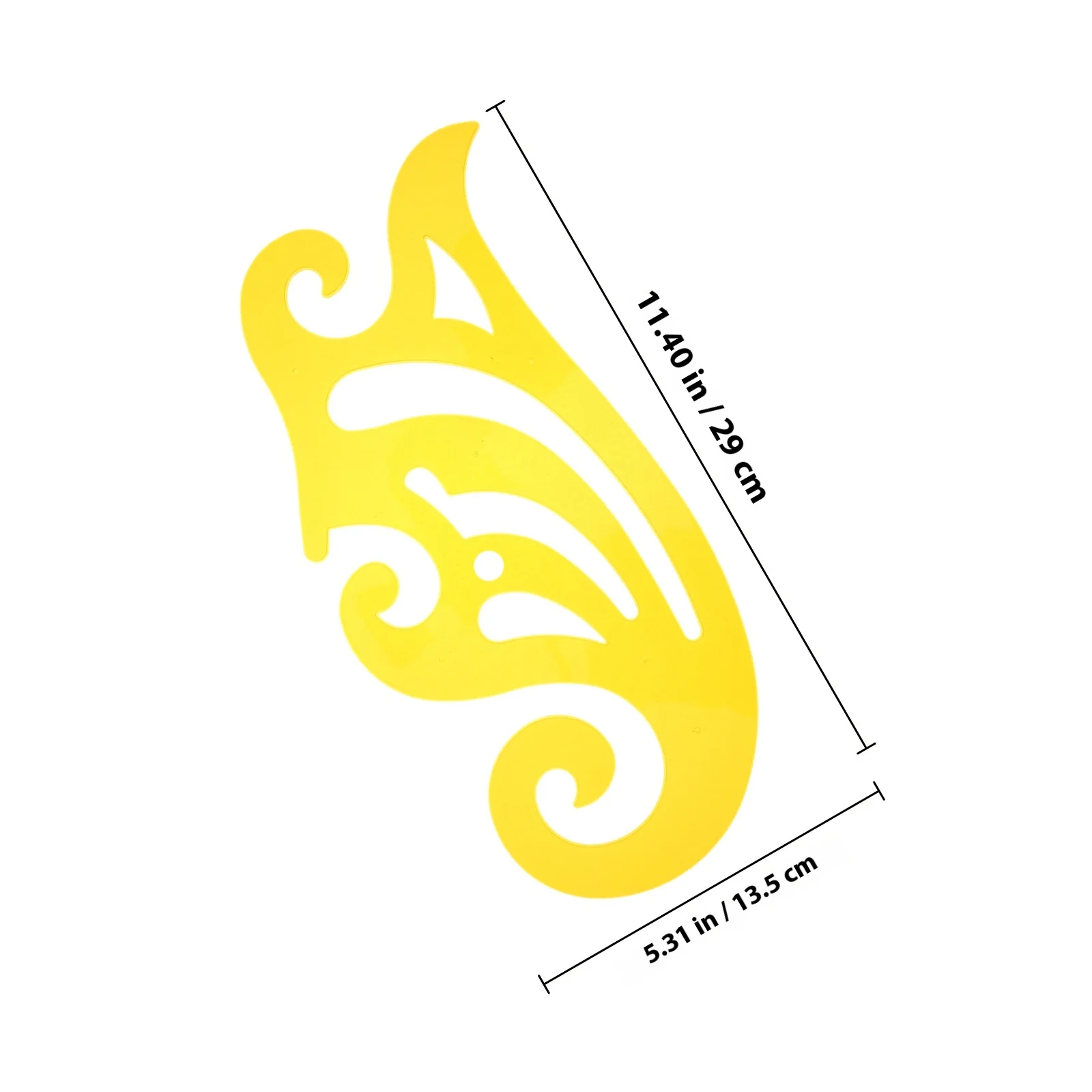 مسطرة خياطة دقيقة للمنزل ومتجر الخياط تستخدم دليل منحنى فرنسي لصنع نمط اللحف وتخطيط القماش