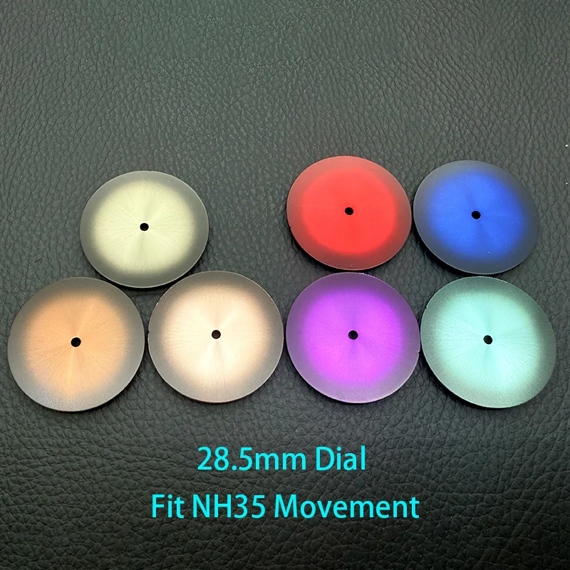 Customized 28.5mm dial sunray design, suitable NH35 Dial for NH35/NH36/7S26 movement modification watch accessories
