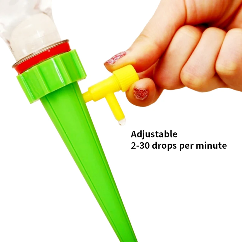 Automatic Drip Irrigation System Self Watering Spike for Flower Plants Greenhouse Garden Adjustable Auto Water Dripper Device