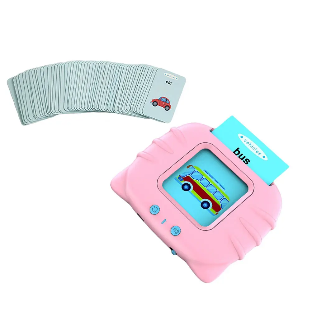 1 set 1 set di carte per l'apprendimento dell'inglese macchina per bambini parole educative precoci fornitura di apprendimento immagini per bambini conoscenza gioco divertente
