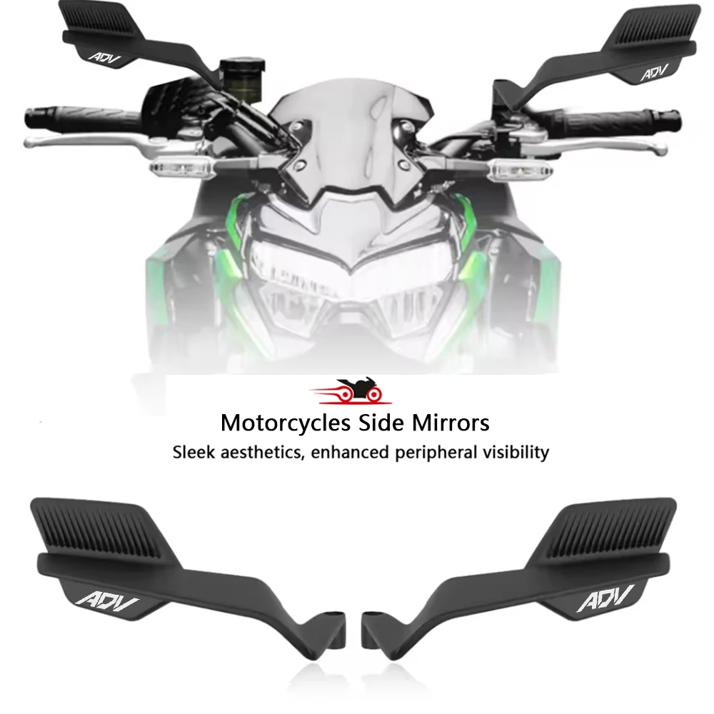 For HONDA ADV 150 160 350 ADV150 ADV ADV160 ADV350 Motorcycle Folding Wind Wing Aluminum Alloy Side Rearview Mirrors
