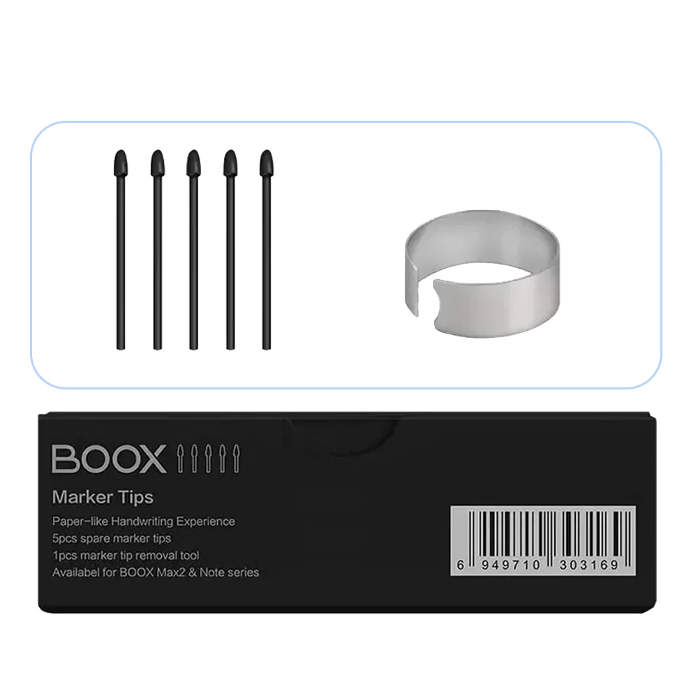 Kit de pointes de marquage pour Onyx BOOX Pen2 Pro, Max Lumi2, Note Air2, Note 4, Note5,Nova Air C,Tab Mini C,Tab Ultra C,Stylus Kit de pointes de marquage pour Onyx BOOX Pen2 Pro, Max Lumi2, Note Air2, Note 4, Note5,Nova Air C,Tab Mini C,Tab Ultra C,Stylus