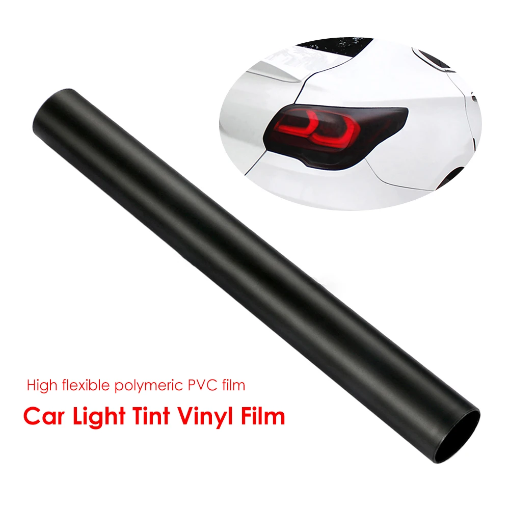 30x100cm Matt Black Tint Vinyl Film Sticker Sheet for Car Headlight Taillight