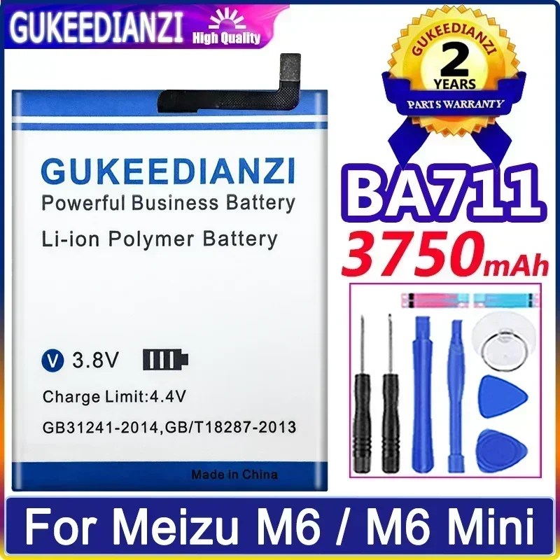 Mobile Phone Replacement Batteries For meizu 16 16TM 16TH/M6 Mini M6Mini/Note 9 M9 Note9/C9 pro C9pro BA818 Smartphone Battery