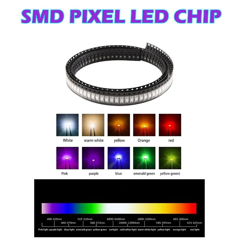 AEE5-200PCS SK6812 MINI-E RGB (Similar WS2812B) SK6812 3228 SMD Pixels LED Chip Individually Addressable Full Color DC 5V view 5