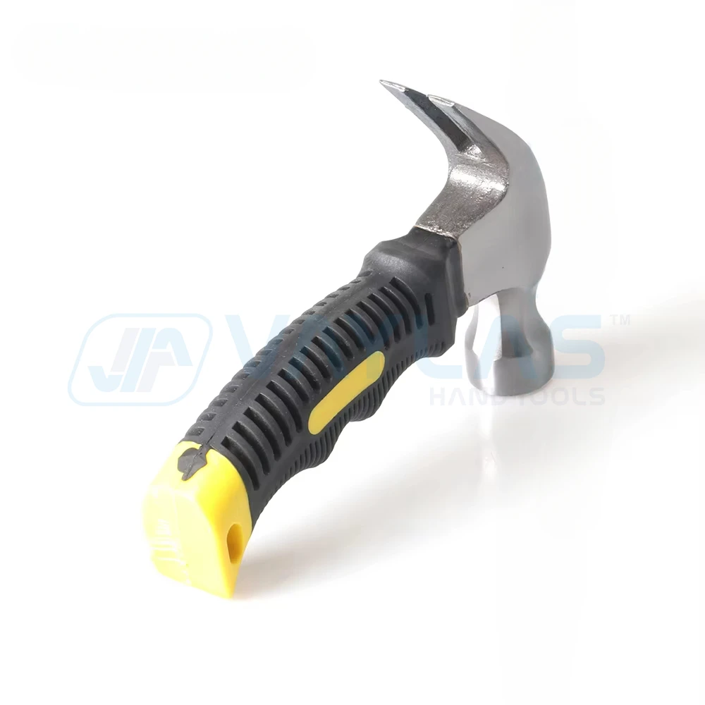 0.25kg Stubby Small Mini Claw Hammer DIY Tool Mallet Head Rubber Grip Nail Remover