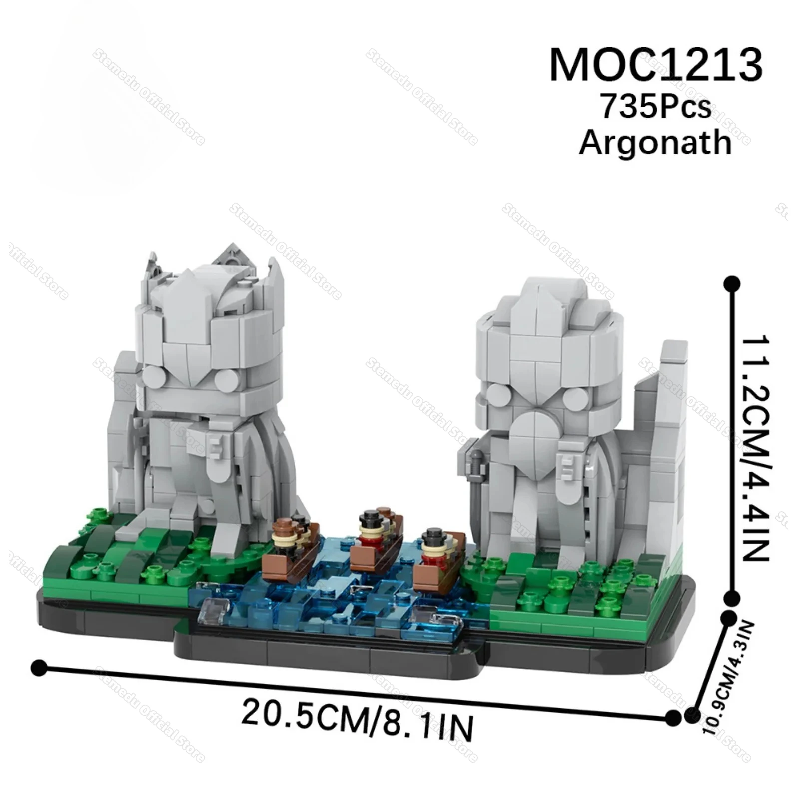 

Creative MOC Building Blocks MOC Argonath Colossus DIY Model Kit for Adults Collection