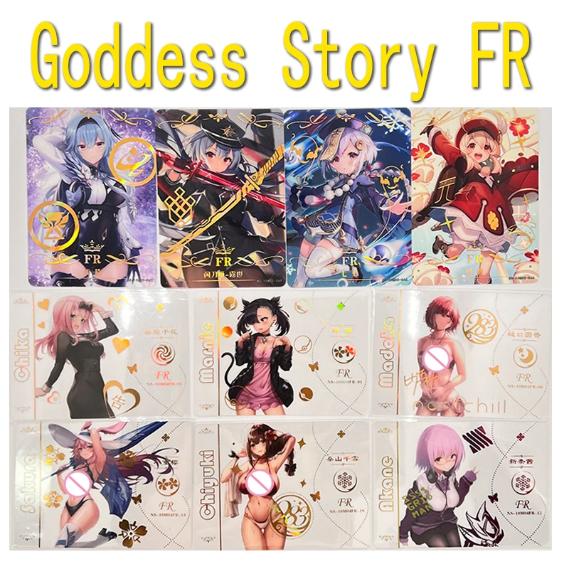 

Anime Goddess Story 10M03 10M04 FR set card Fujiwara Chika Eula Klee Ishtar Marnie Toy collection Birthday Christmas gifts