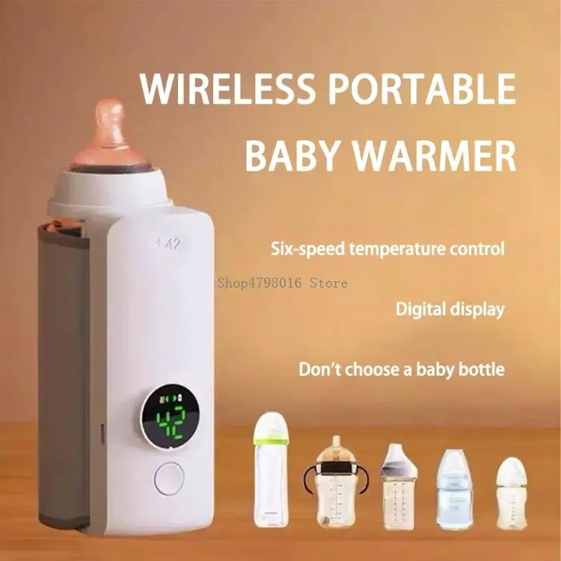  Travel Ready Cordless Bottle Warmer for Baby Intelligent Temperature Control Fast Heating Technology Wide Application