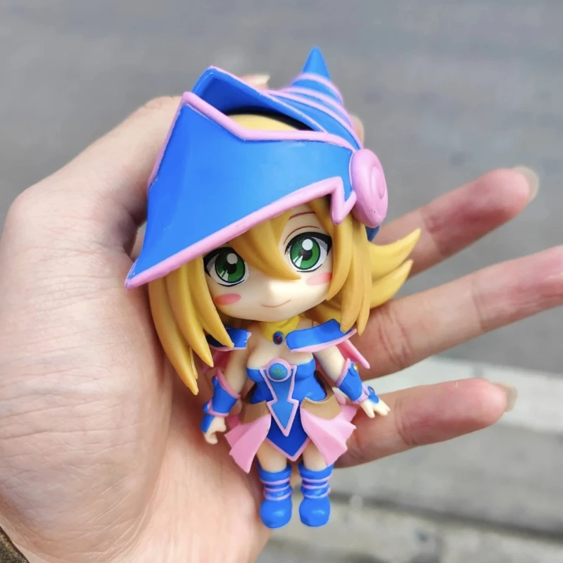 재고 있음 유희왕! 듀얼 몬스터 애니메이션 피규어 다크 마술사 소녀 액션 피규어 Pvc 컬렉션 장식 모델 인형 장난감 선물