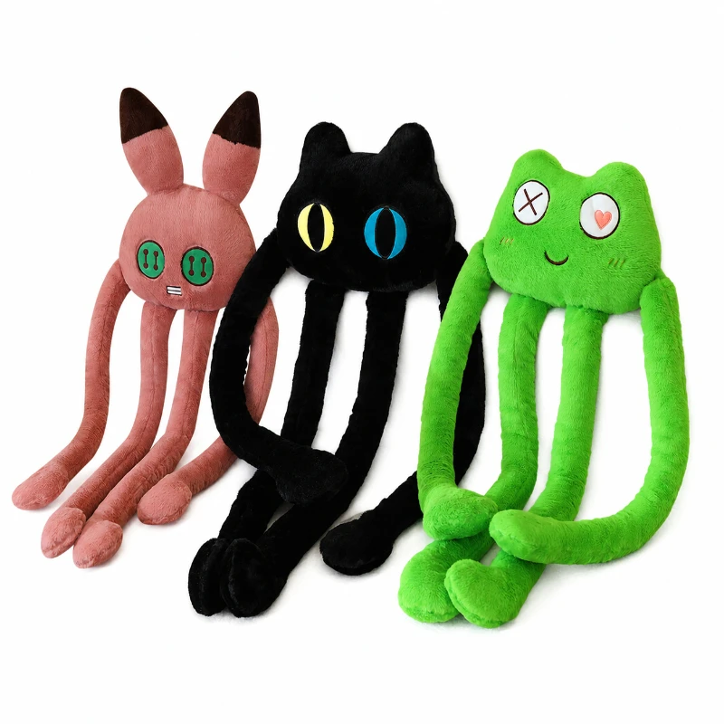 2026 New Long Legged Octopus Plush Pillow Funny Oversized Expression Stuffed Toy Cute Tentacle Animal Plushie Gift for Kids Fans
