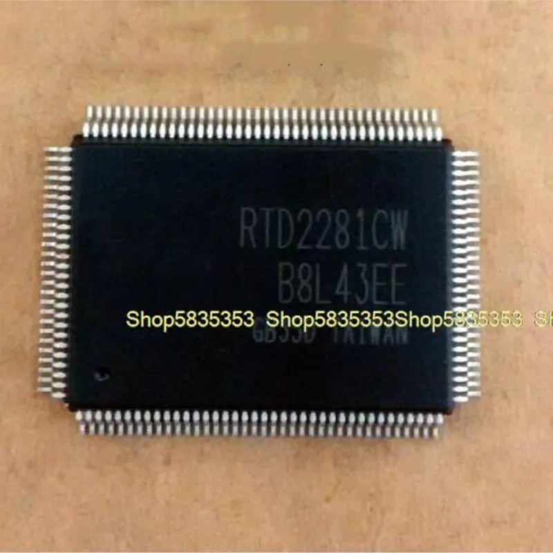 5pcs New RTD2281W RTD2281 RTD2281CW RTD2281DW RTD2281RW RTD2281ARW QFP-128 LCD TV driver board chip