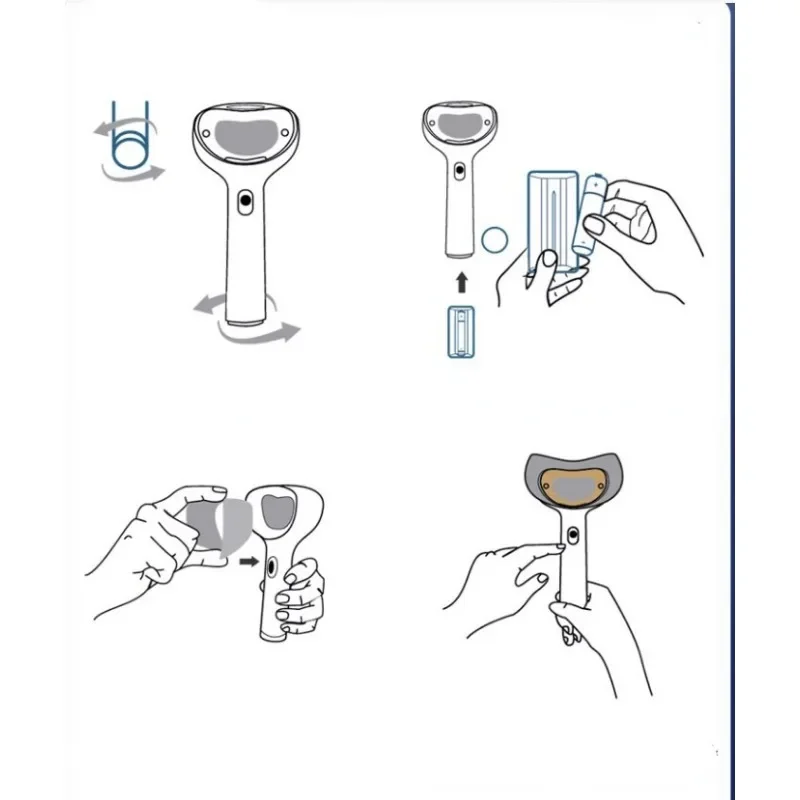 Rilevatore di placca dentale ispettore di calcolo dei denti pulitore di rilevamento senza radiazioni dispositivo di visualizzazione delle macchie del dentista igiene orale domestica