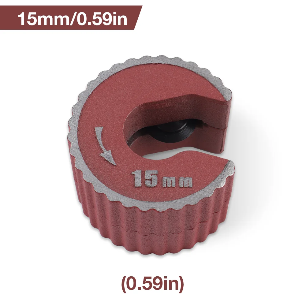 Professioneller Mini-Rohrschneider, runder selbstsichernder Rohrschneider für Kupfer-, Aluminium- und PVC-Rohre, 3 Größen (15/22/28 mm), für Sanitärreparaturen und Heimwerkerarbeiten – Detail 7