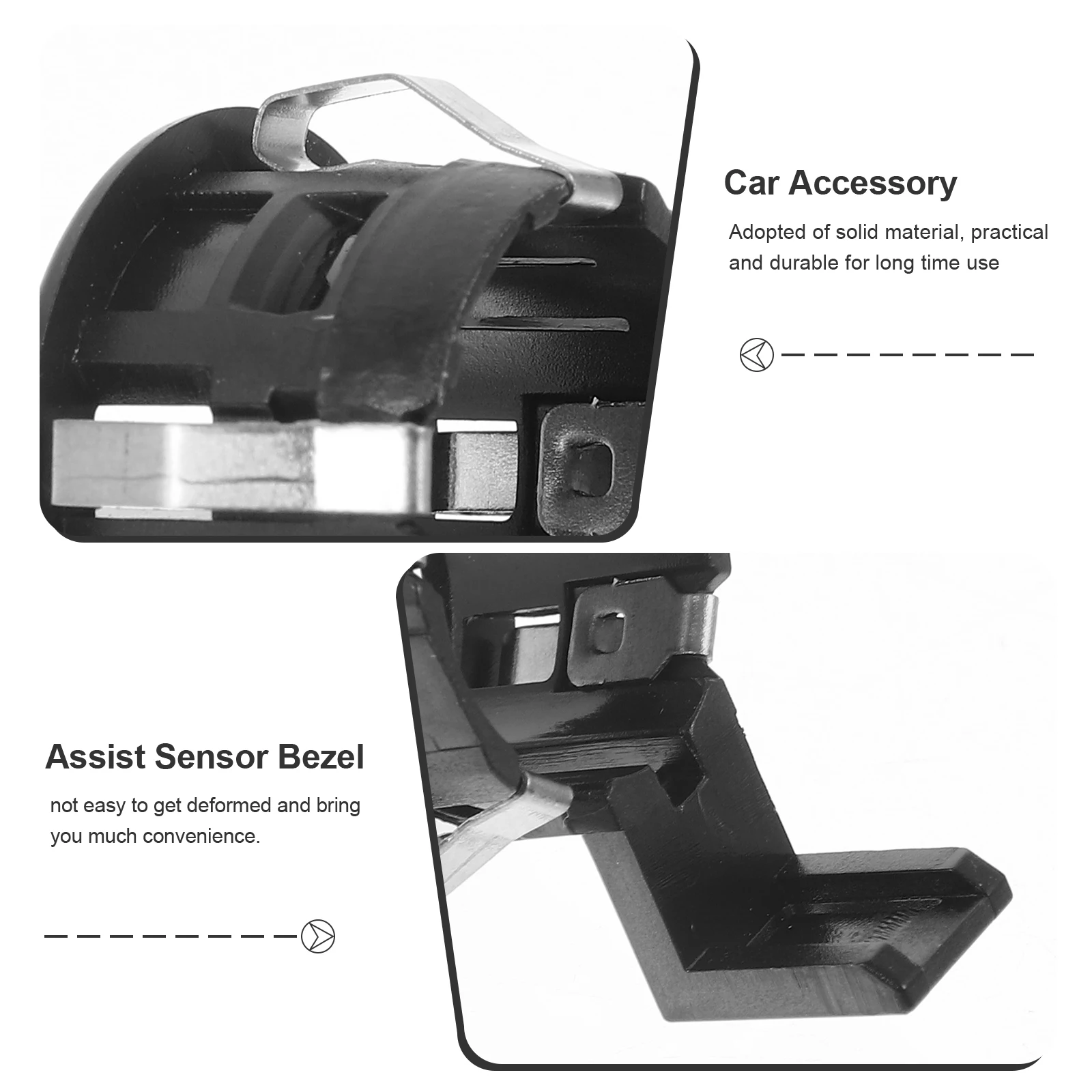 

Reversing Radar Bracket Parking Assist Sensors Black Automobile Accessories Smart Car Holder