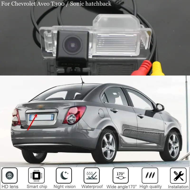 

Car Rear View Camera For Chevrolet Aveo T300 / Sonic 2011~2016 Reversing Camera / HD CCD + High Quality Back Up Camera