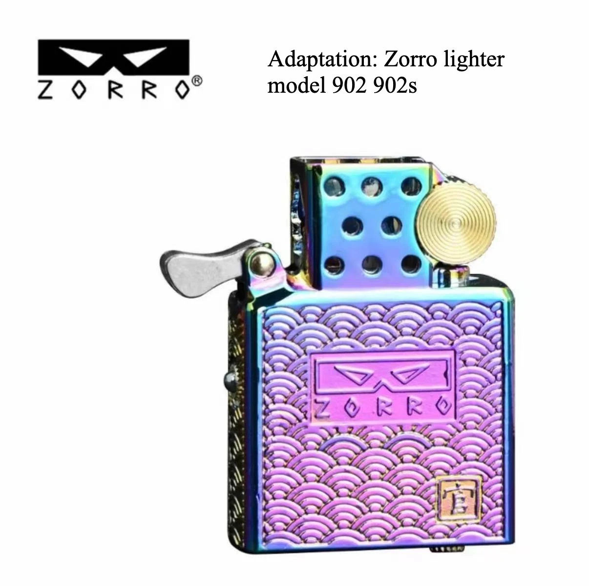 2026 Zorro brander & gas insert voor 902 902s 912 912s winddichte olietank 8 winddichte gaten upgrade scherpe vuurwiel insert
