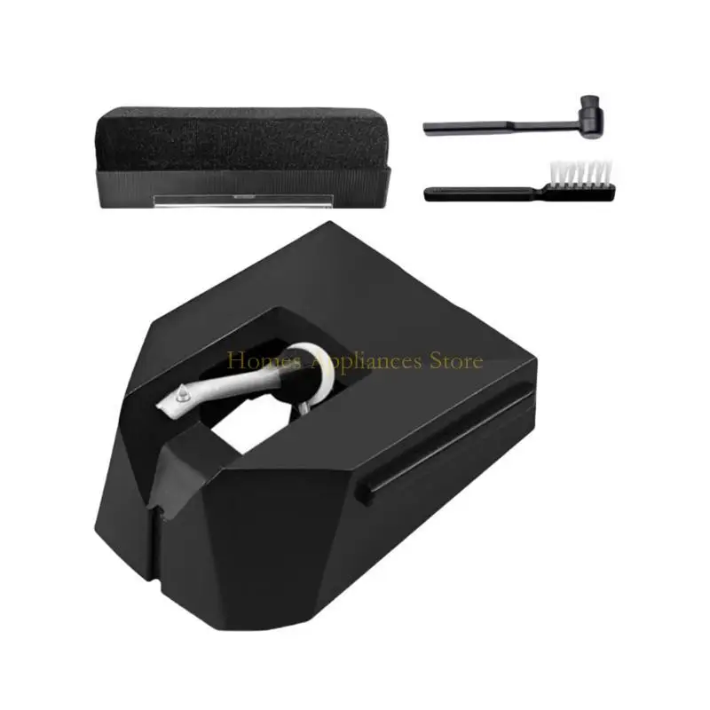 D0AB سجل مشغل الاستبدال الإبرة الملمس البلاستيكي سهلة التثبيت مع الفرشاة