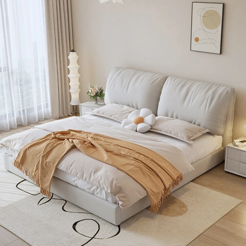 

Chinese Cream Beds Luxury Princess Japanese European Cheap Aesthetics Comfortable Beds Organizer Vintage Muebles Home Furniture
