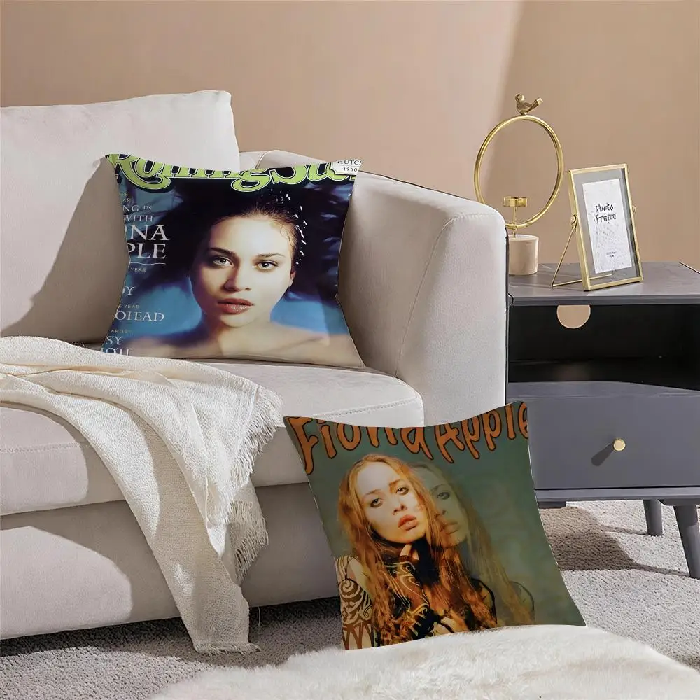 Alternative singer Fiona Apple Cushion Cover Throw Pillow Cover Hidden Button Durable Polyester Chair Cushion