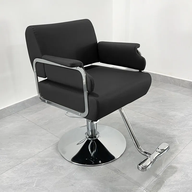 

Swivel Luxury Shampoo Barber Chair Waiting Professional Barber Chair Hairdresser Equipment Cadeira De Barbeiro Salon Furniture