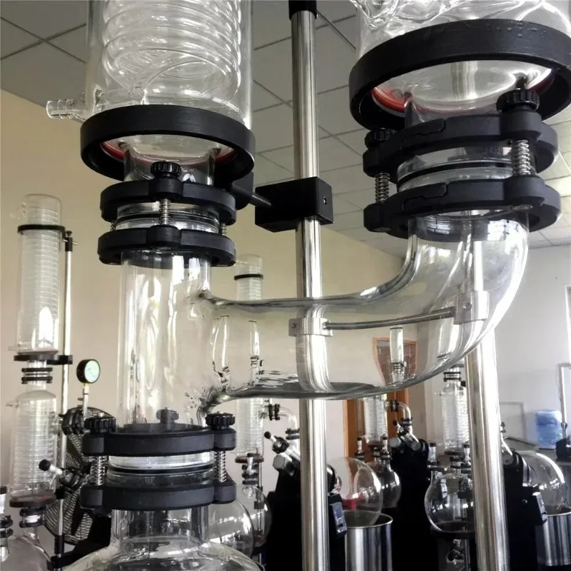 50L Auto Lift EX Rotary Evaporator with Dual Condensers Electric Vacuum Filtration Distillation Flask for Various Applications