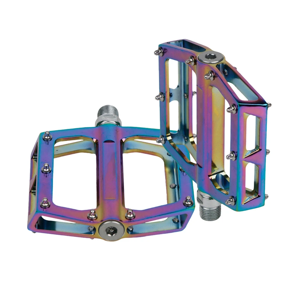 

Aluminum Alloy Pedal Bike Pedals Road Cycle Mountain Turquoise Universal Clip-on